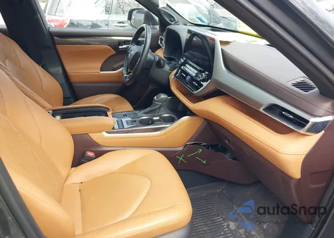 2020 Toyota Highlander Hybrid Platinum from USA, damaged, VIN 5TDEBRCH1LS014092